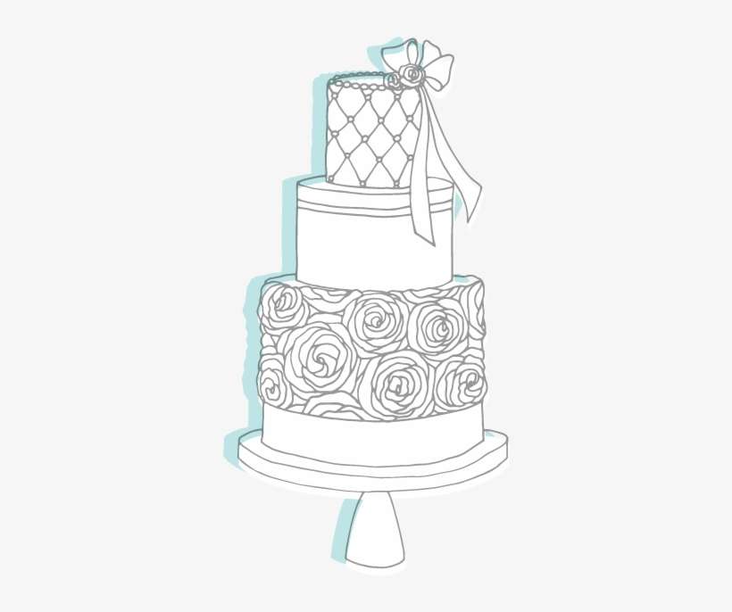 Cake-wedding - Wedding Cake, transparent png download