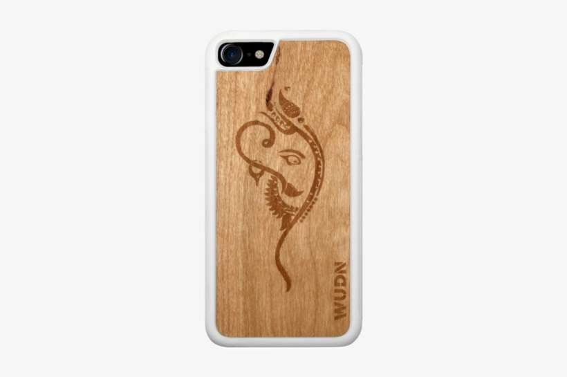 Ganesha Yoga Wood Wooden Phone Case For Iphone And - Mobile Phone, transparent png download