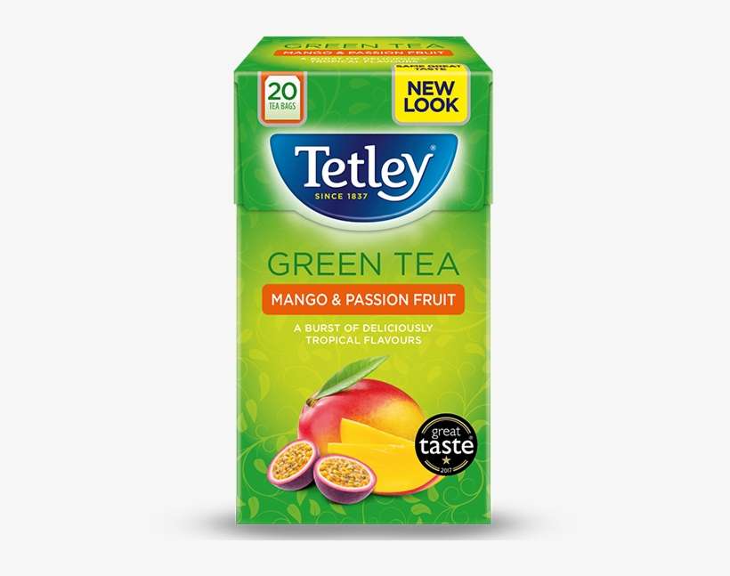 Tetley Green Tea Mango & Passion Fruit Tetley Mango And Passionfruit