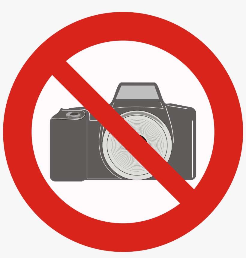 Знак "нельзя Фотографировать" - Gloucester Road Tube Station, transparent png download