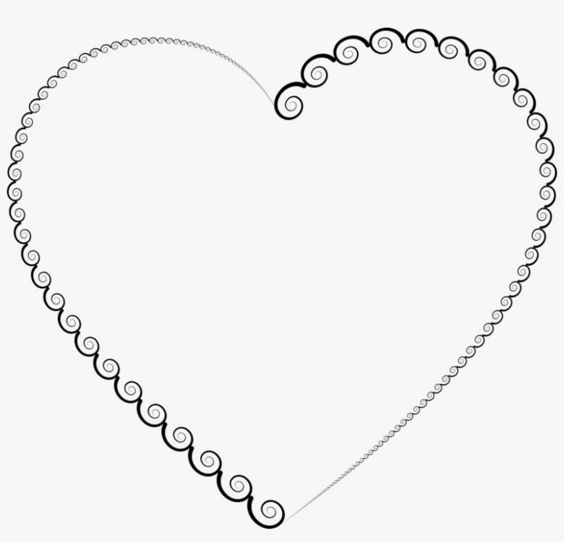 Golden Spiral Circle Heart Point - Ghirigori Cuore, transparent png download