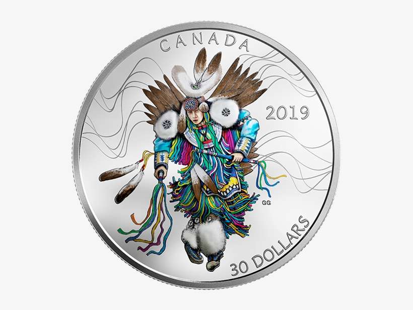 Pure Silver Coloured Coin - Coin, transparent png download