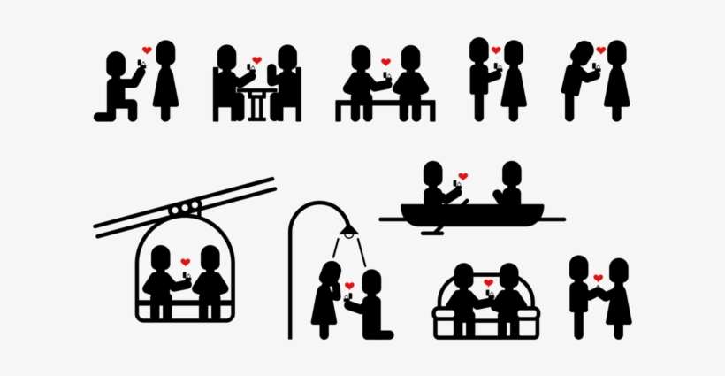 Marry Me Vector Stickman Vectors - Will You Marry Me Stickman, transparent png download