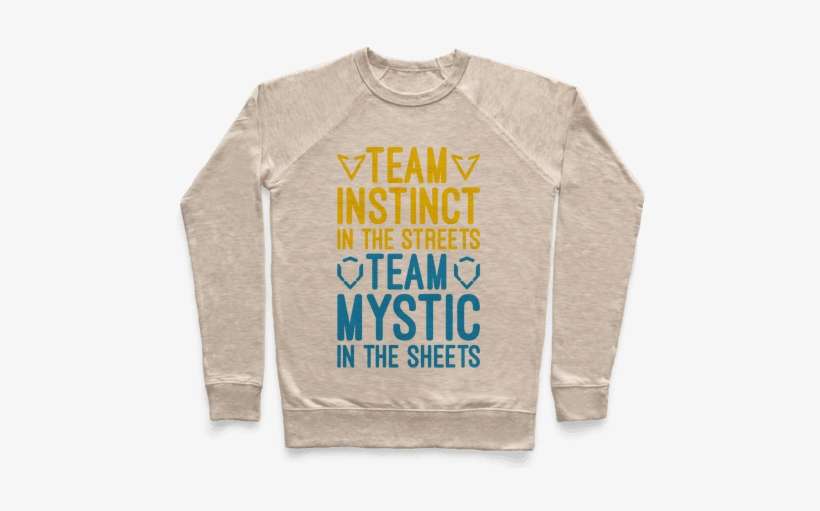 Team Instinct In The Streets Team Mystic In The Sheets - Valentine Tee Shirts, transparent png download