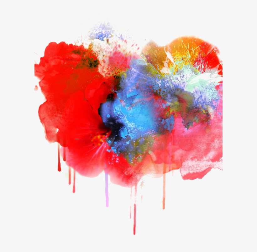 🎨 Ftestickers Background 4trueartists Watercolor Co - Ink, transparent png download