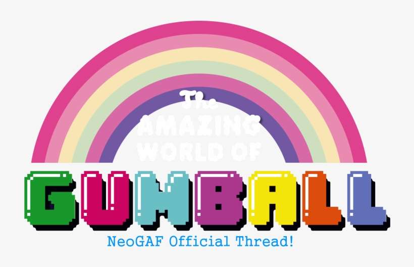 Cue Theme Song That Maybe Sometimes Actually Airs With - Amazing World Of Gumball Logo, transparent png download