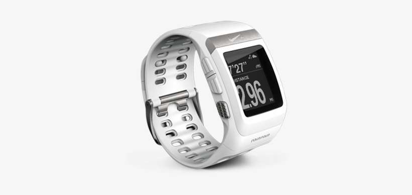Tomtom Nike Sport Gps Watch White/silver - New Apple Nike Watch, transparent png download
