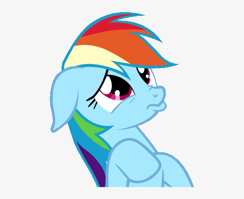 Sad Rainbow Dash - Rainbow Dash Sad PNG Image | Transparent PNG Free