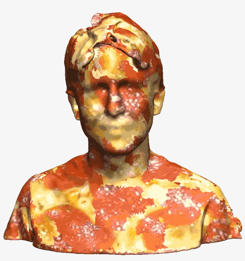 Self Portrait Pizza Sticker Soulfulsock For Ios Android - Gif, transparent png download