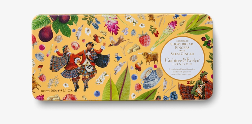 Handmade Shortbread Fingers With Stem Ginger - Crabtree & Evelyn Handmade Traditional Shortbread, transparent png download