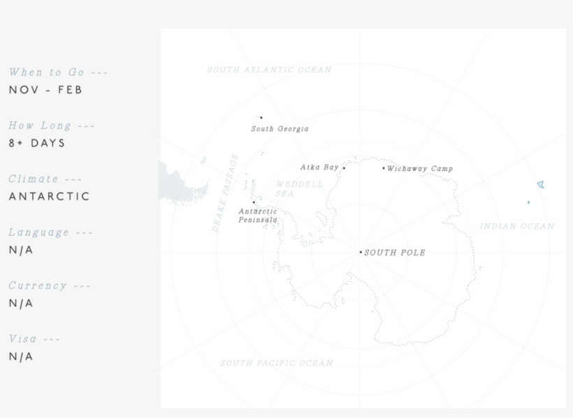 Antarctica Map Web-01 - Diagram, transparent png download