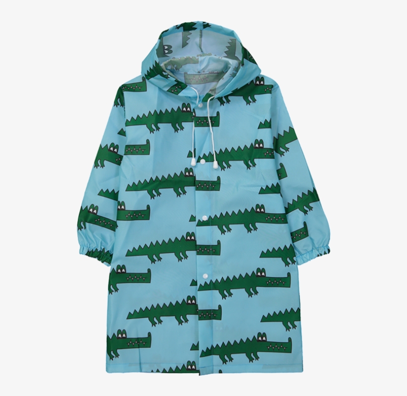 Hugo Loves Tiki Raincoat Blue Crocodile Crocodile PNG Image