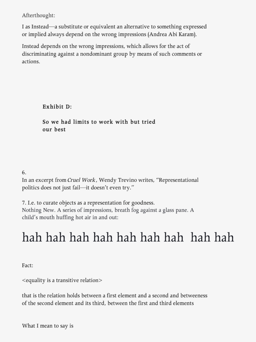 I As Instead A Substitute Or Equivalent An Alternative - The Wrong Impressions, transparent png download