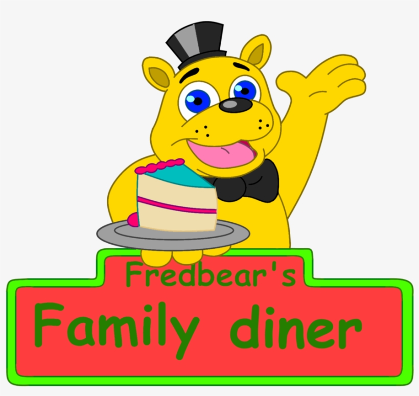 Freddine - Fredbear's Family Diner Logo, transparent png download