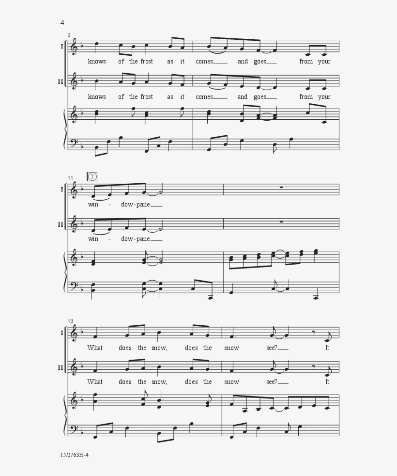 Secrets Of Snow Thumbnail - Jesus On The Mainline Score, transparent png download