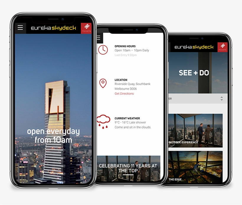 Eureka Mobile Website Img - Eureka Tower Melbourne, transparent png download