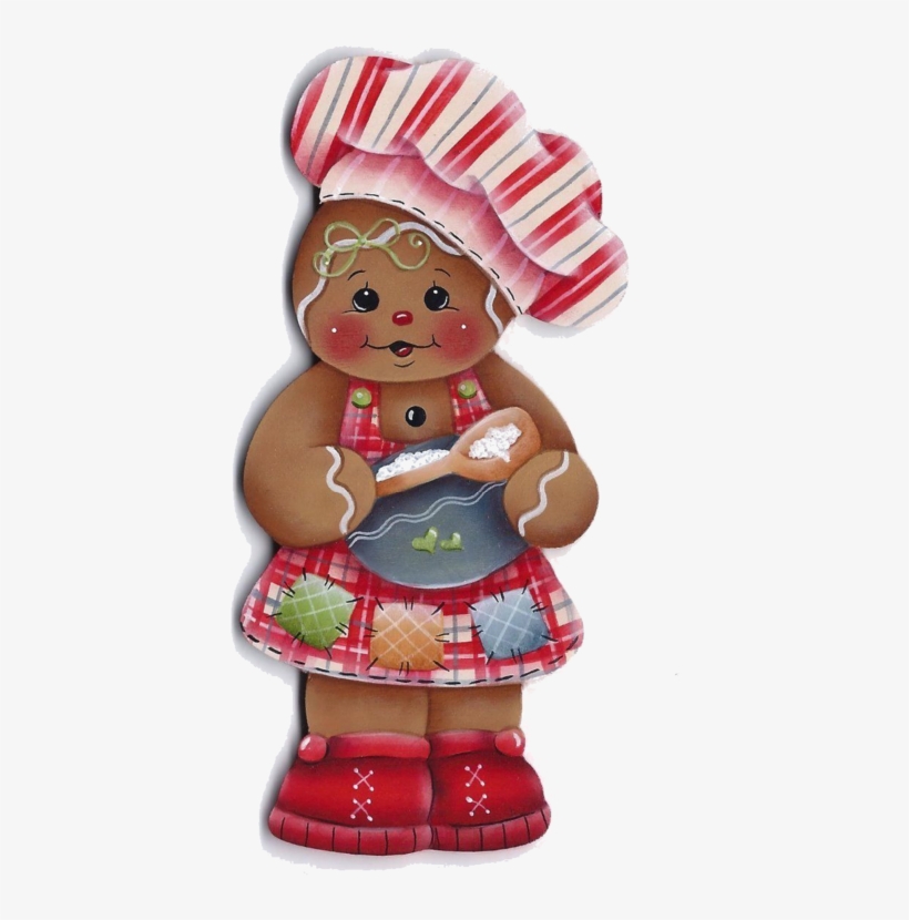 Plush, Png, Cubs, Tubes Image Noel, Gingerbread Men, - Gingerbread Men With Chefhat, transparent png download