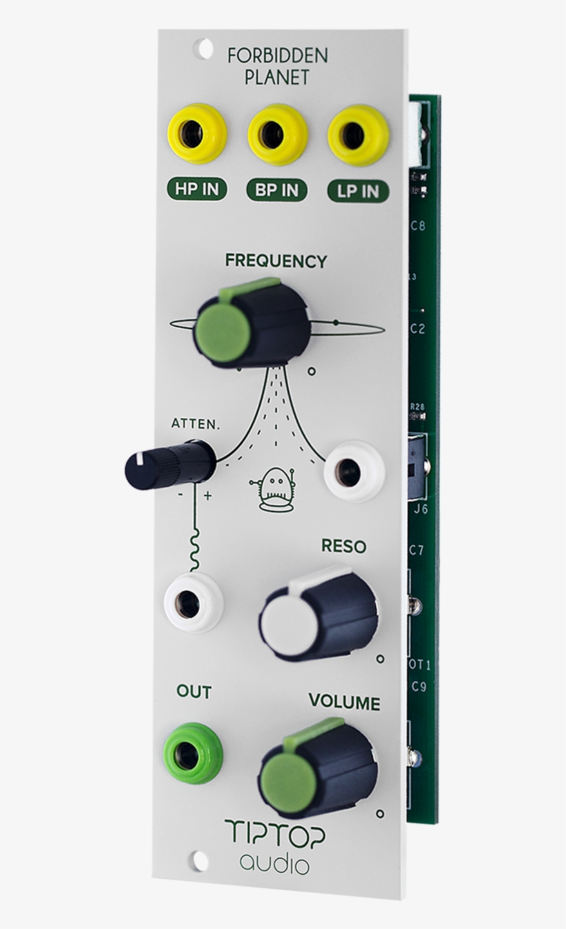 Tiptop Audio Forbidden Planet Analog Filter Eurorack - Forbidden Planet Filter, transparent png download