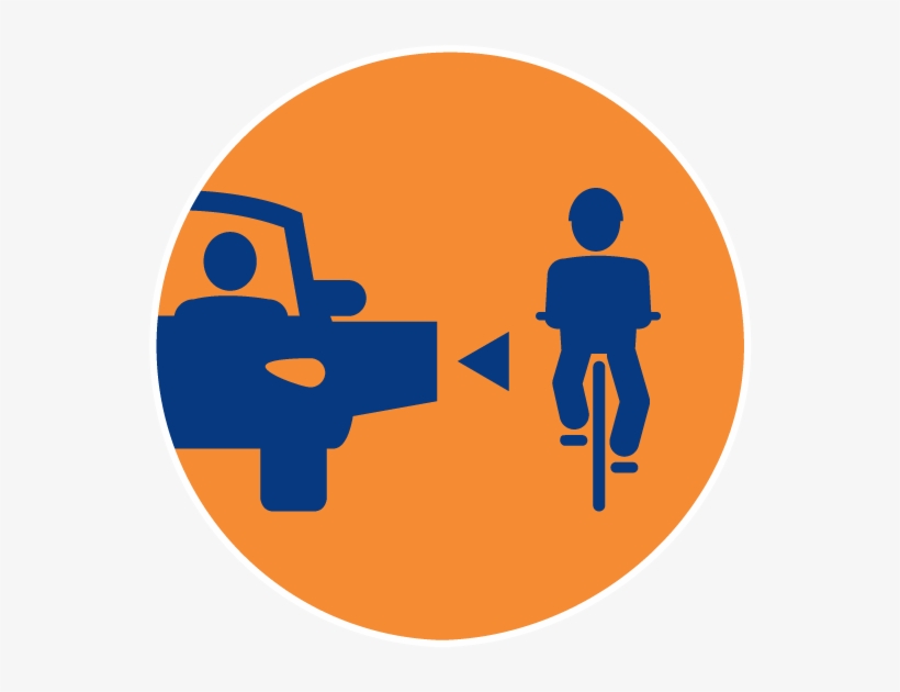 Avoid The Door Zone - Bicycle Safety, transparent png download