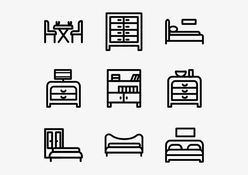 Furniture Collection - Bath Icons, transparent png download
