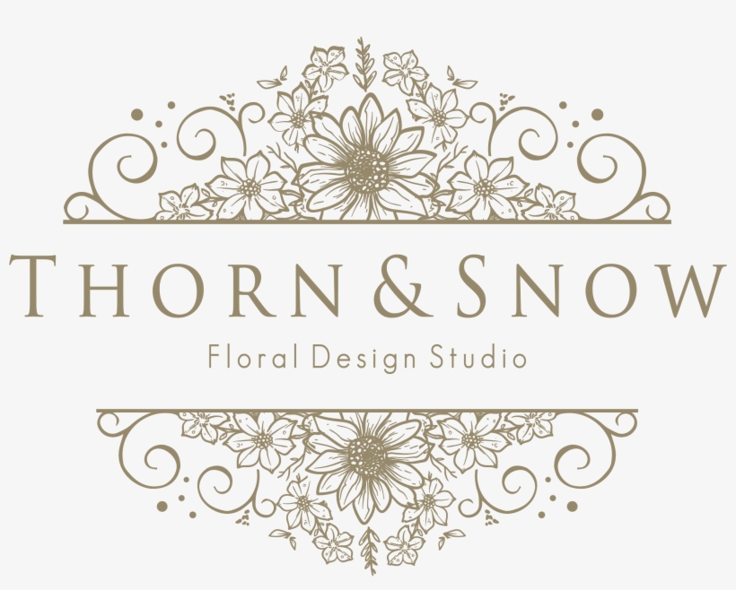Company Floral Design Logo - Circle, transparent png download