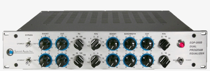 Eqp-200b Dual Channel Parametric Equalizer - Summit Audio Eqp 200b, transparent png download