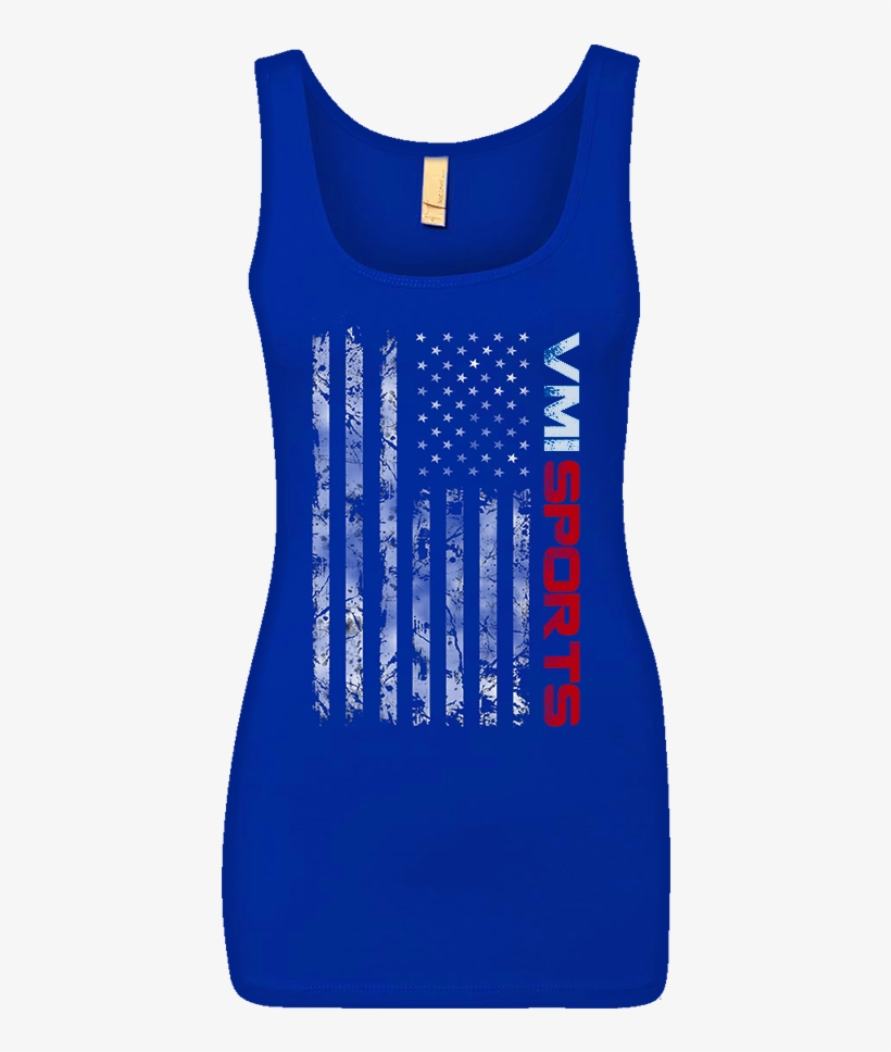 Ladies American Flag Racerback Tank - Active Tank, transparent png download