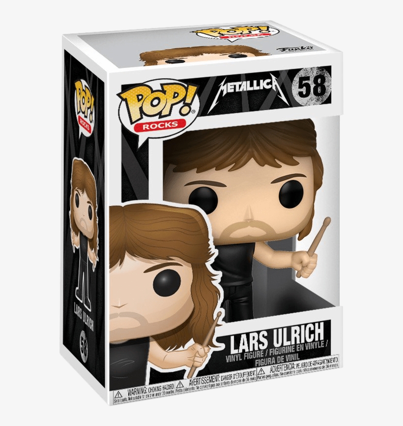 Funko Pop Rocks Metallica Lars Ulrich - Ender's Game Funko Pop, transparent png download