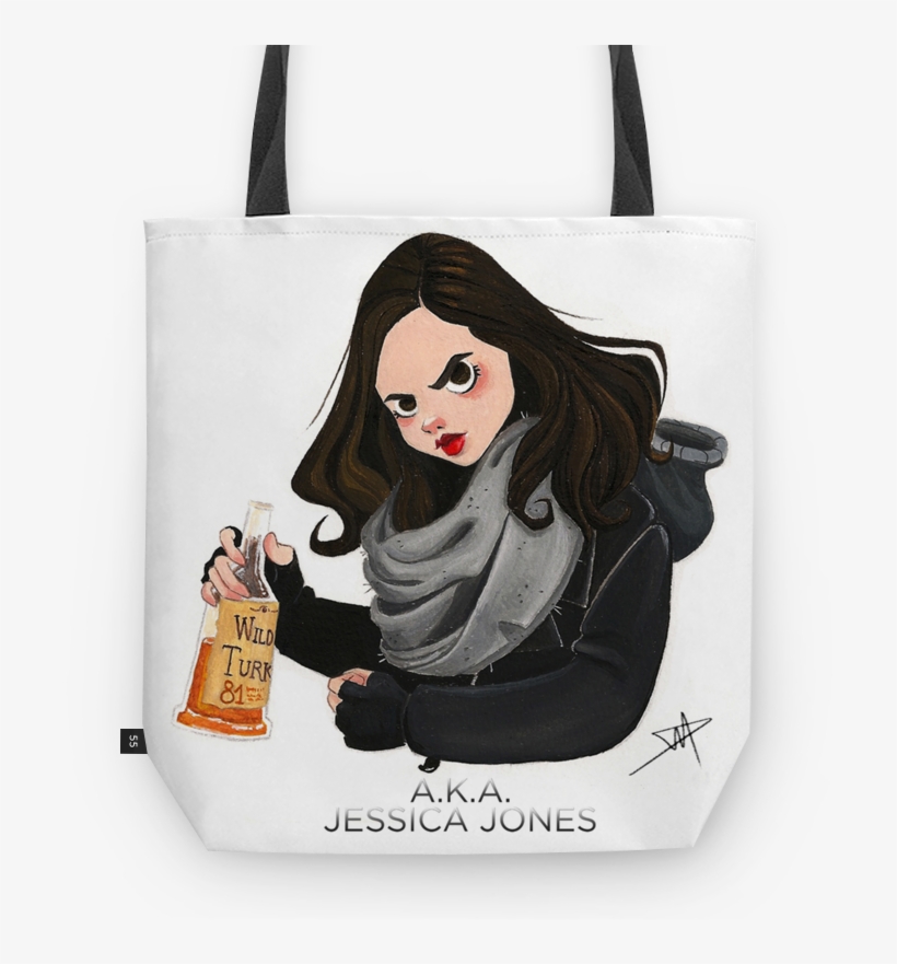 Bolsas - Jessica Jones Caricatura, transparent png download
