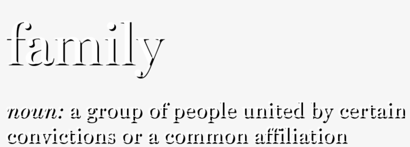 Family - Calligraphy, transparent png download