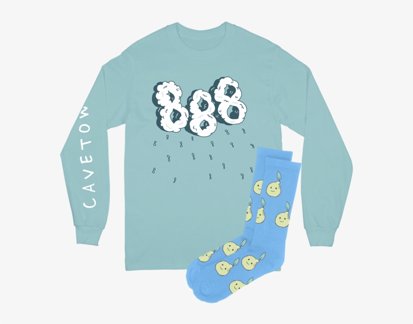 Download 888 Long Sleeve Lemon Socks Cavetown Fig Hoodie