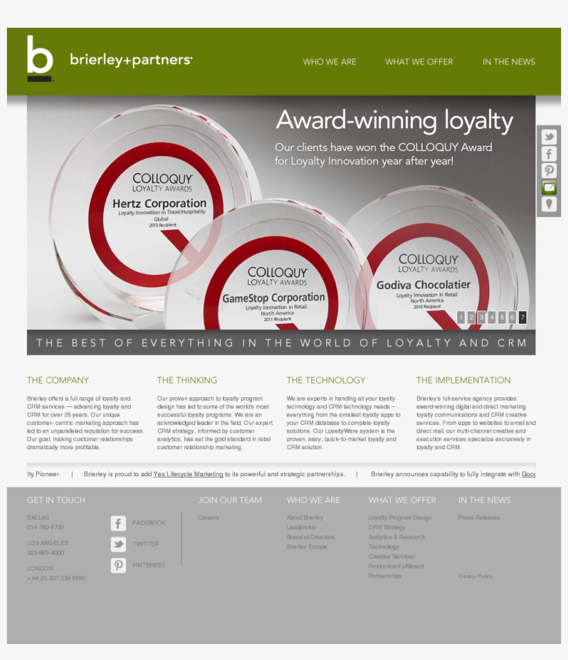 Teradata - Brierley And Partners Loyalty, transparent png download