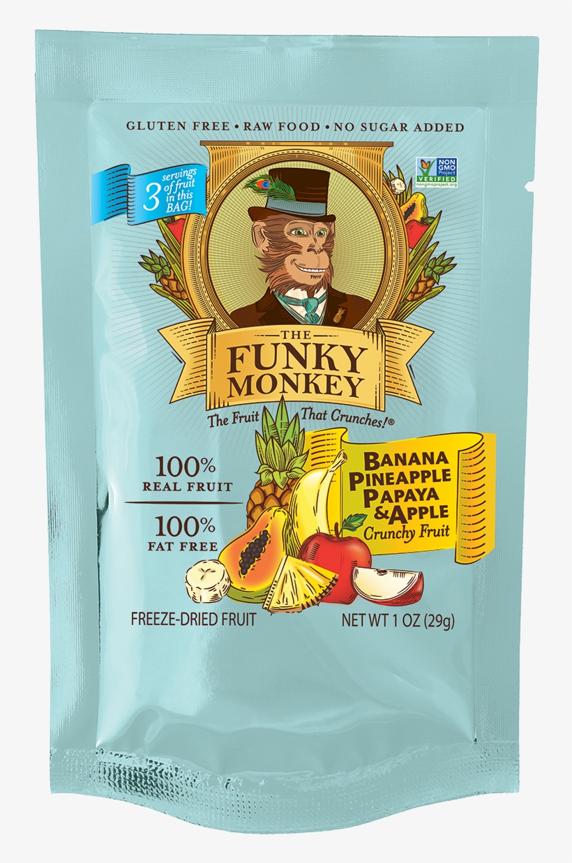 The Funky Monkey Freeze-dried Fruit - Dried Fruit, transparent png download