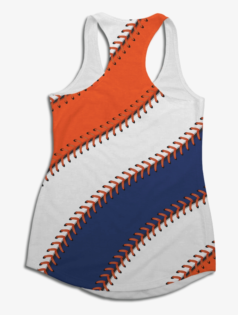 Baseball Stitches Tank - Baseball, transparent png download