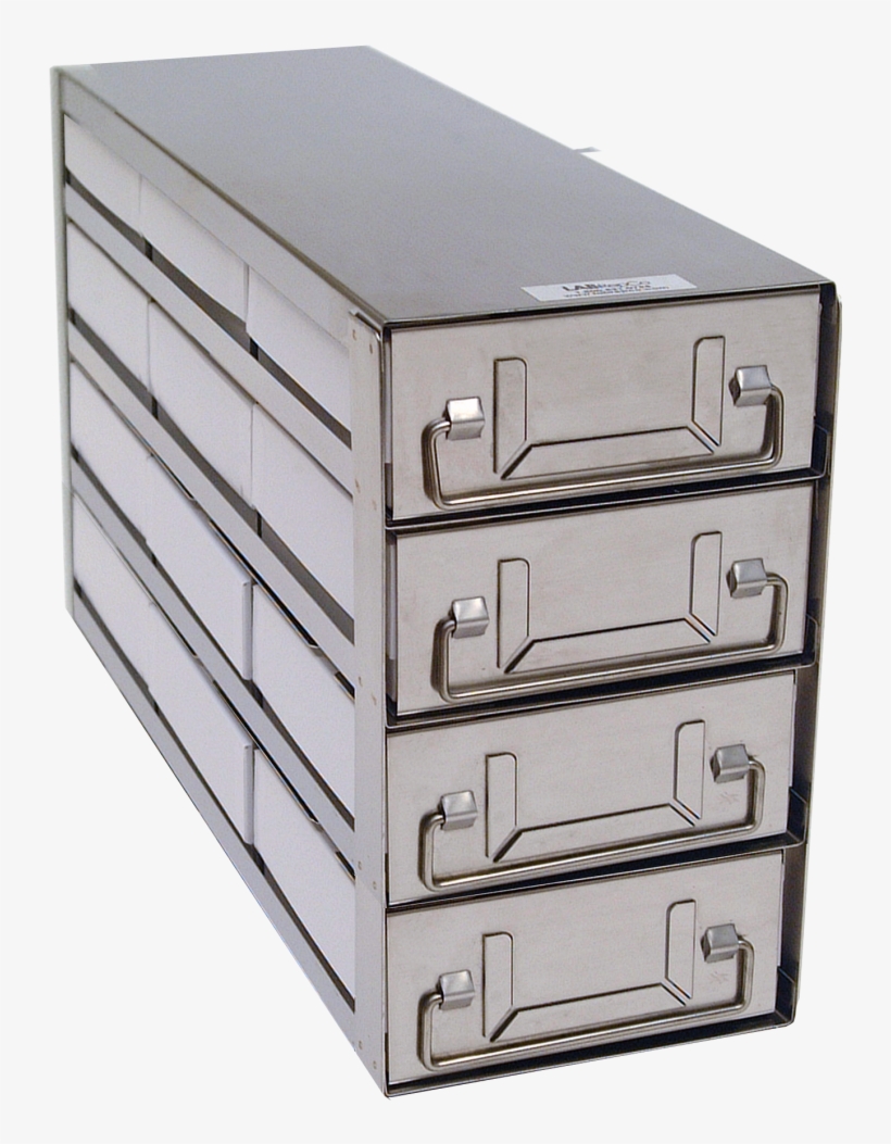 Upright Freezer Drawer Rack W/ 2" Fiberboard Boxes - Upright Freezer Rack With Drawers For Cardboard 2", transparent png download