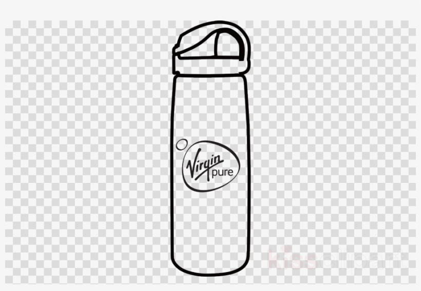 Download Outline Picture Of Water Bottle Clipart Water - Clip Art, transparent png download