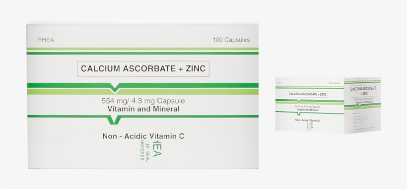 Calcium Ascorbate With Zinc Offers The Benefits Of - Rhea Calcium Ascorbate Zinc, transparent png download