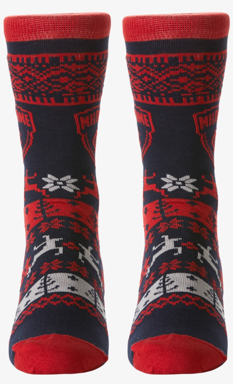 Adelaide Crows Men's Ugly X-mas Socks, transparent png download