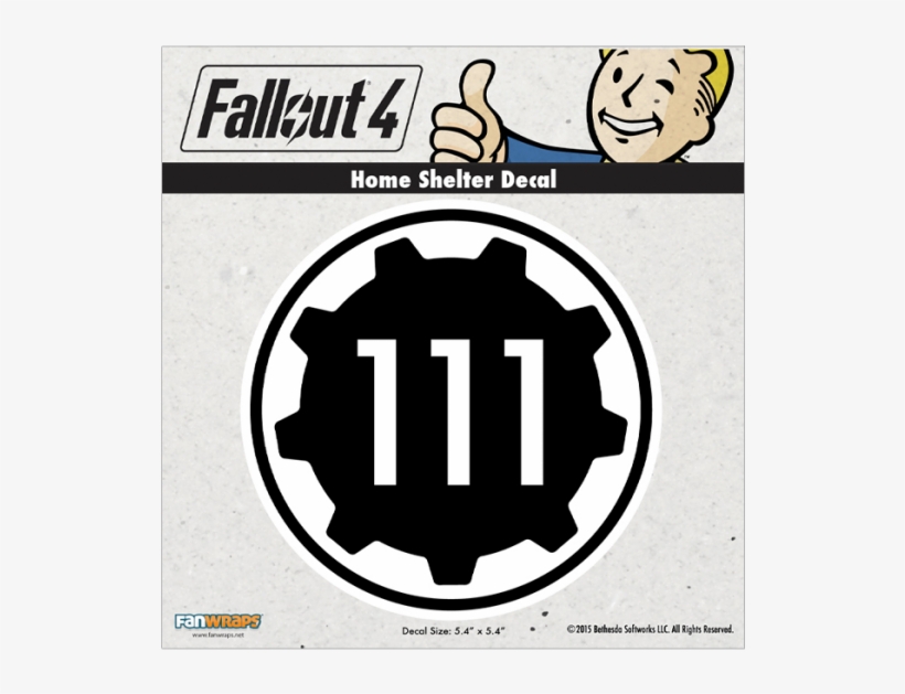 Fallout 4 Decal Home Shelter - Fallout 3, transparent png download