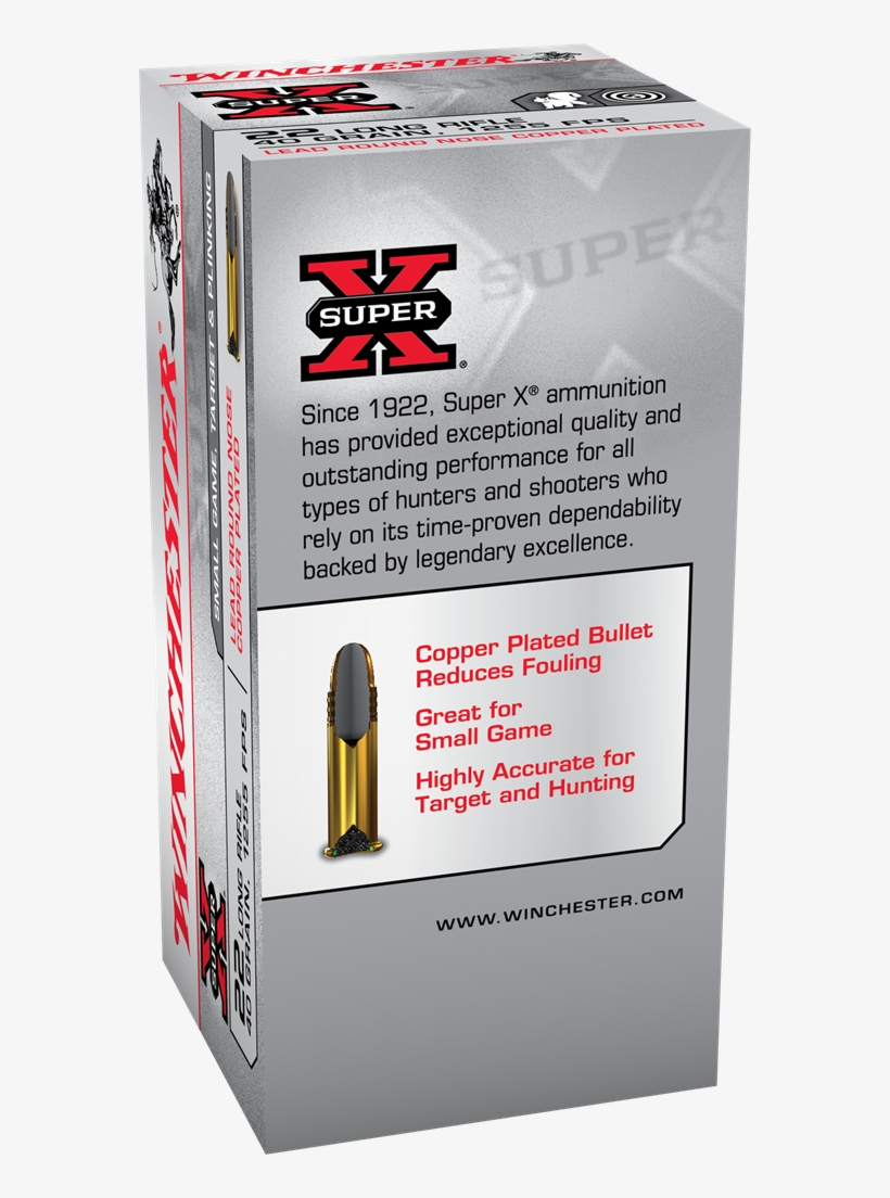 X22lr Box Image - Winchester Ammo Sh65826 Win Xb41000 000bk 3 Pel Buck, transparent png download