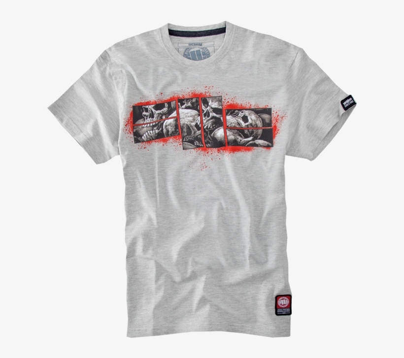 Pit Bull Skull Koszulka, transparent png download