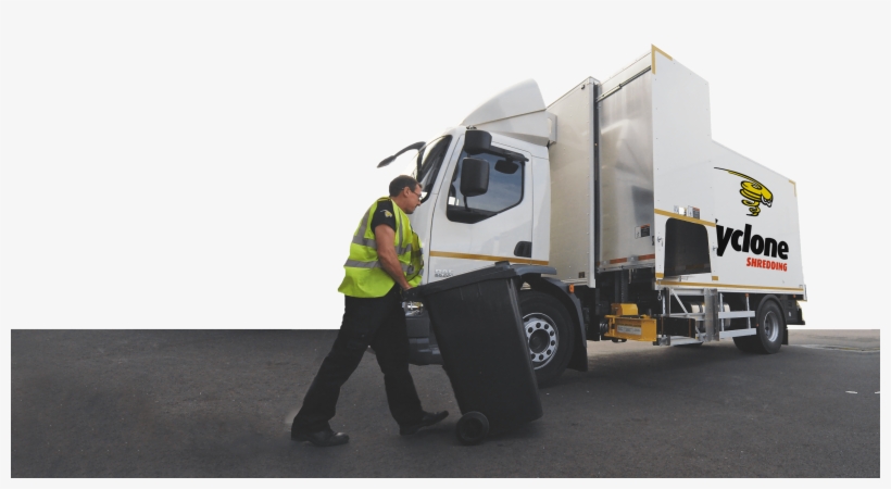 Onsite Document Shredding - Trailer Truck, transparent png download