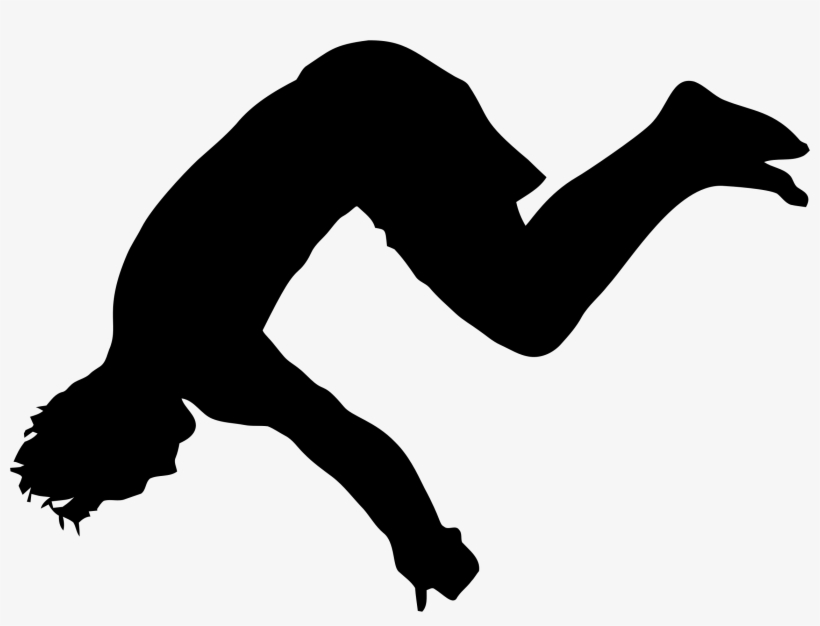 Big Image - Somersault Silhouette, transparent png download