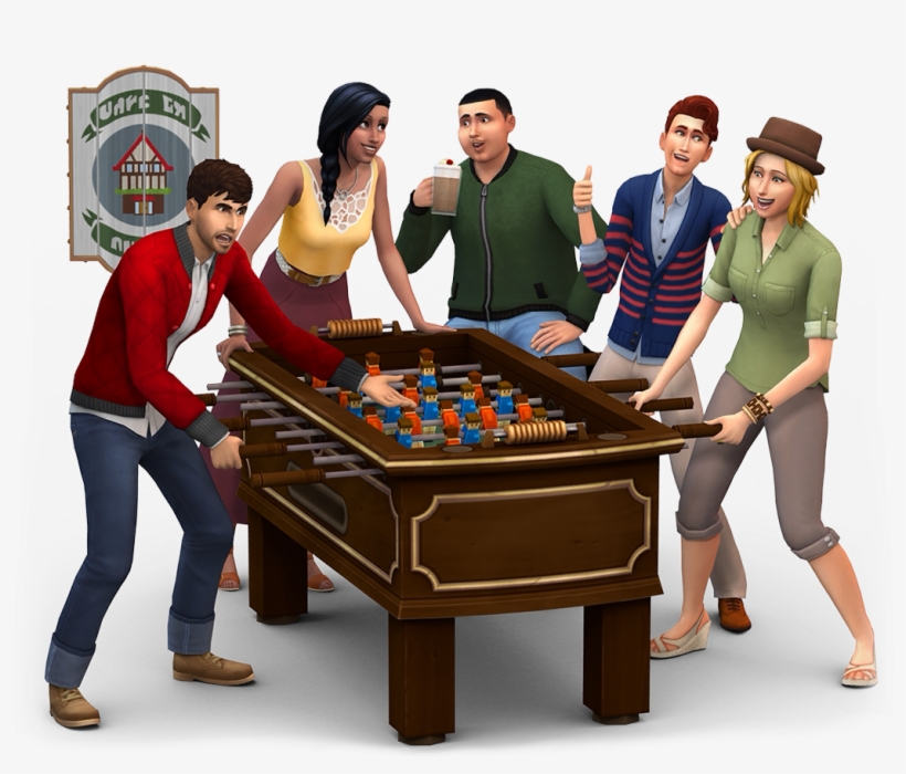 Sims 4 Vivre Ensemble Get Together Addon Render - Sims 4 Main Menu, transparent png download