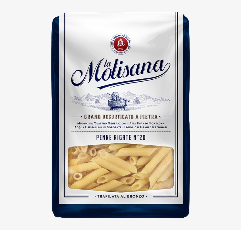 Molisana Penne Rigate 500 Gr - Rigatoni Molisana, transparent png download