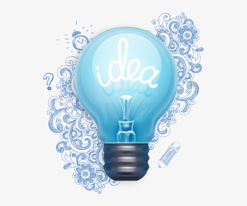 Creative Bulb Idea Png - Hot Air Balloon, transparent png download