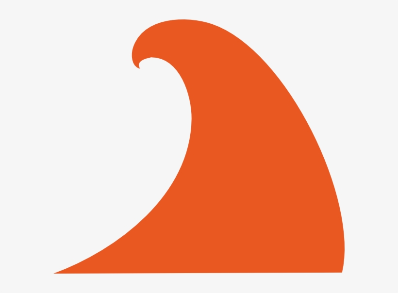 Graphic Library Stock Crashing Waves Clipart - Clip Art Red Wave, transparent png download