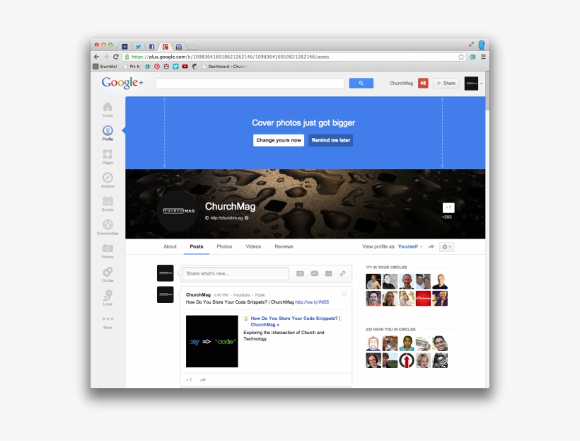 Churchmag On Google Plus - Google+, transparent png download