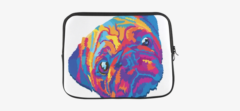 Pop Art Pug Macbook Pro 13'' - Shower Curtain, transparent png download