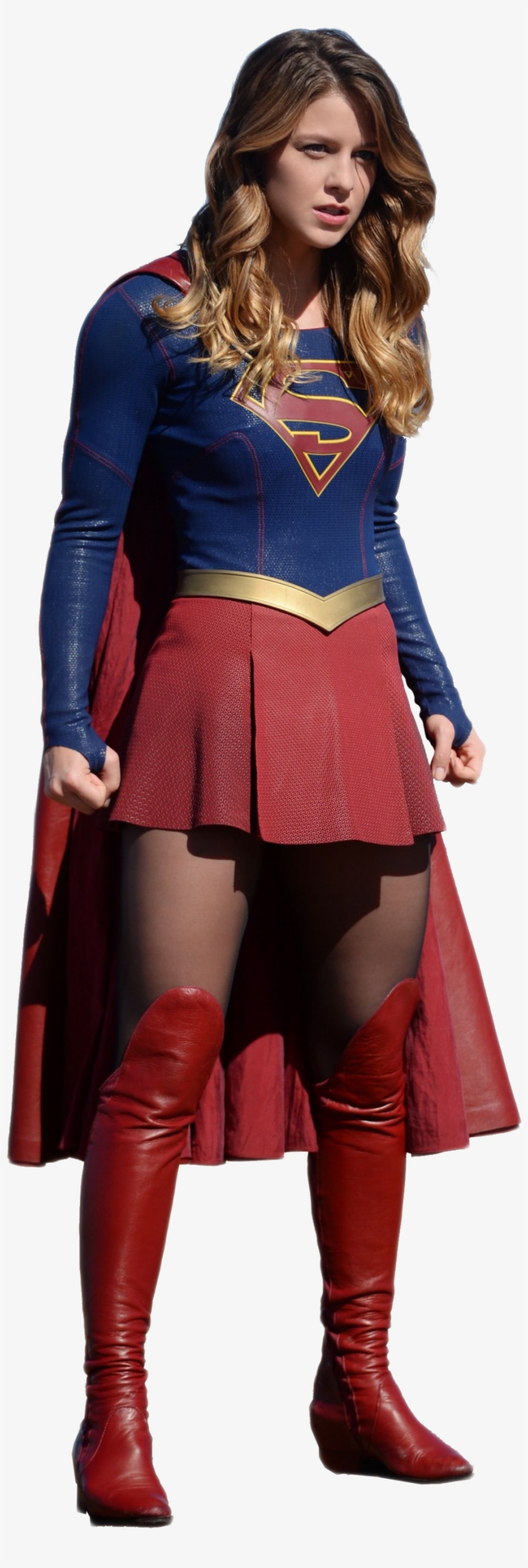 Buffy2ville 22 0 Supergirl Png By Buffy2ville - Melisa Benoist Hot Legs, transparent png download